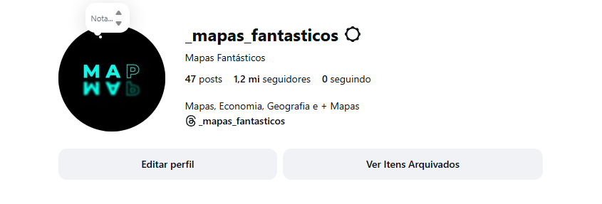 Mapas Fantásticos Instagram